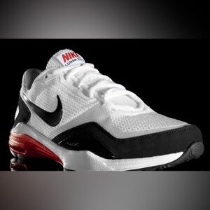 Red and white Nike Lunar Edge